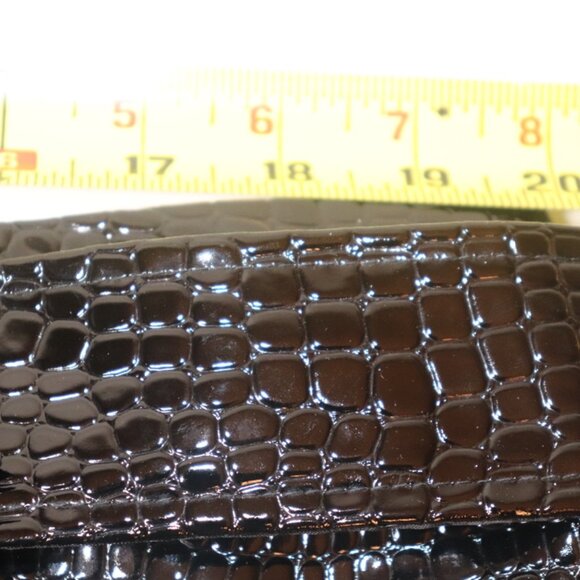 Eloquii X Refinery29 Faux Patent Black Skirt, Size 18, NWT - Picture 11 of 15